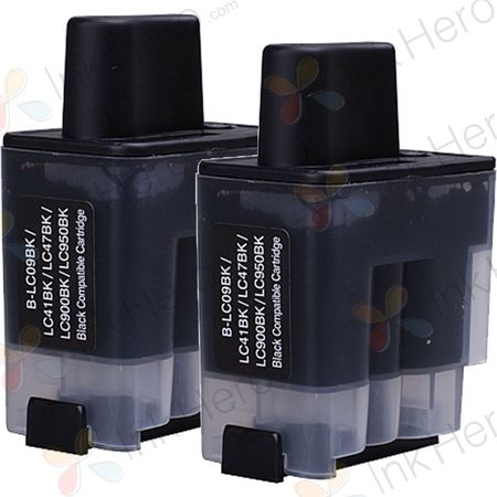 Pack de 2 Brother LC900BK cartuchos de tinta negro compatibles (Ink Hero)