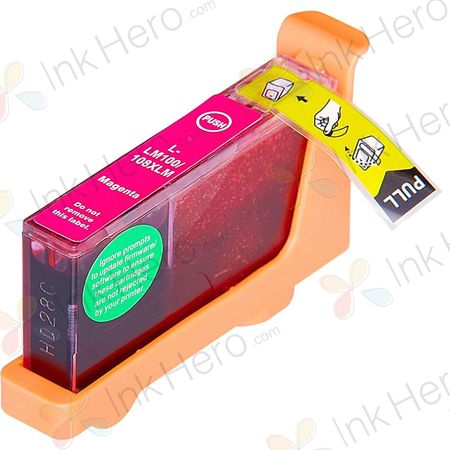 Lexmark 100XL (14N1070E) cartucho de tinta compatible alta capacidad magenta (Ink Hero)