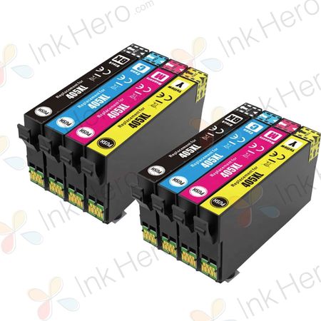 Pack de 8 Epson 405XL cartuchos de tinta compatibles alta capacidad (Ink Hero)