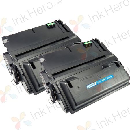 Pack de 2 HP 45A (Q5945A) toner compatibles negro (Ink Hero)