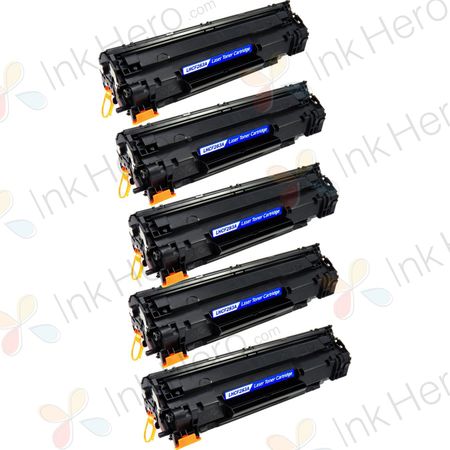 Pack de 5 HP 83A (CF283A) toner compatibles negro (Ink Hero)