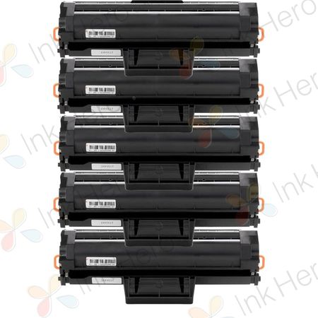 Pack de 5 Samsung MLT-D111L toner compatibles alta capacidad negro (Ink Hero)