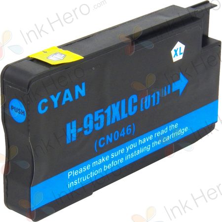 HP 951XL (CN046AE) cartucho de tinta compatible alta capacidad cyan (Ink Hero)