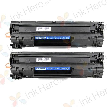 Pack de 2 HP 79A (CF279A) toner compatibles negro (Ink Hero)