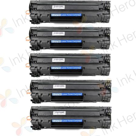 Pack de 5 HP 79A (CF279A) toner compatibles negro (Ink Hero)