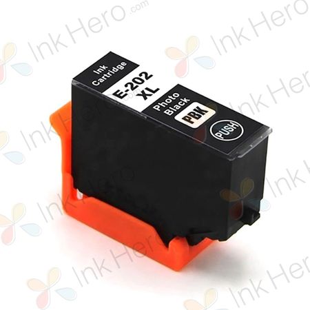 Epson 202XL cartucho de tinta negro foto compatible alta capacidad (Ink Hero)