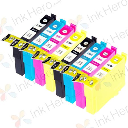 Pack de 8 Epson 29XL cartuchos de tinta compatibles alta capacidad (Ink Hero)