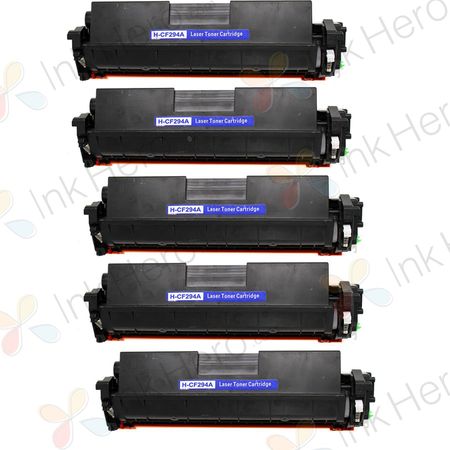 Pack de 5 HP 94A (CF294A) toner compatibles negro (Ink Hero)