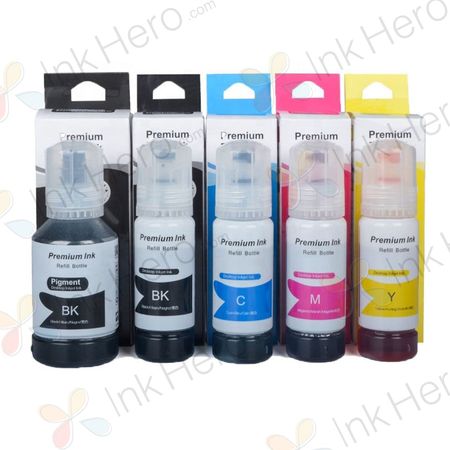 Pack de 5 cartuchos de tinta compatibles Epson 105 / 106 (Ink Hero)