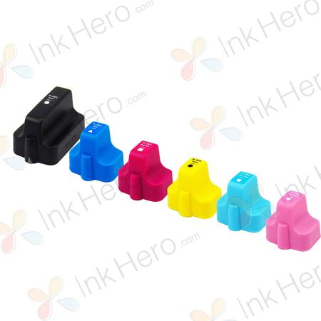 Pack de 6 Epson 363XL cartuchos de tinta compatibles alta capacidad (Ink Hero)