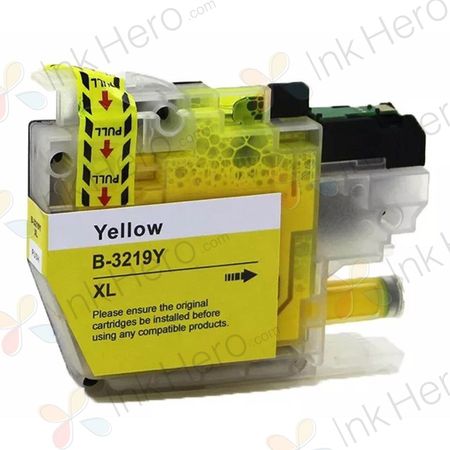 Brother LC3219Y cartucho de tinta compatible super alta capacidad amarillo (Ink Hero)