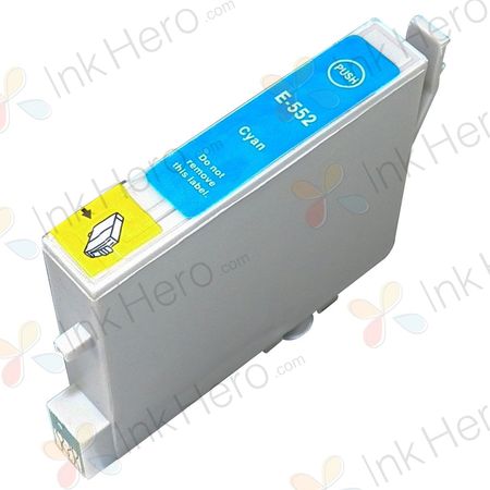 Epson T0552 cartucho de tinta compatible cyan (Ink Hero)