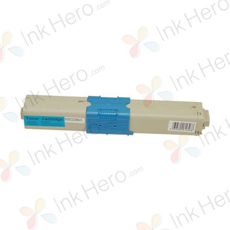 Oki 44469706 toner compatible cyan (Ink Hero)