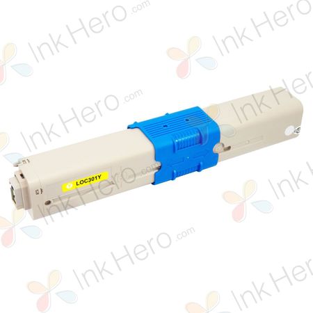 Oki 44973533 (C301 / C321) toner compatible amarillo (Ink Hero)