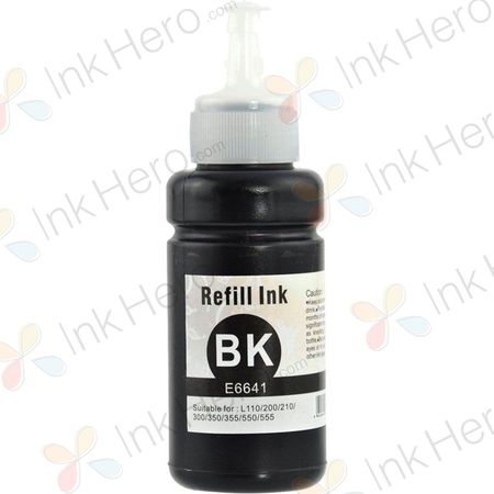 Epson 664 (T6641) botella de tinta negro compatible (Ink Hero)