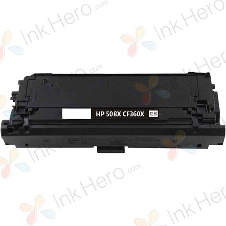 HP 508X (CF360X) toner compatible alta capacidad negro (Ink Hero)