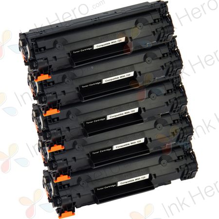 Pack de 5 Canon 712 toner compatibles negro (Ink Hero)