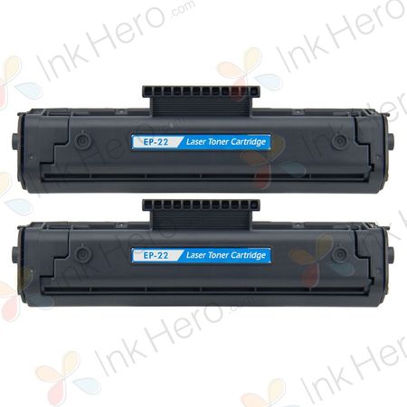 Pack de 2 Canon EP-22 toner compatibles negro (Ink Hero)