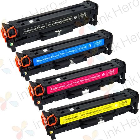 Pack de 4 Canon 718 toner compatibles (Ink Hero)