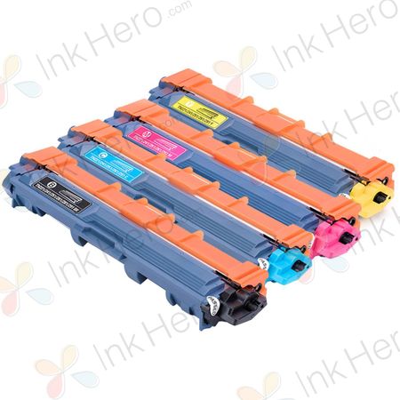 Pack de 4 Brother TN241 & TN245 toner compatibles alta capacidad (Ink Hero)