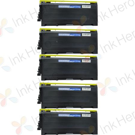 Pack de 5 Brother TN2000 toner compatibles negro (Ink Hero)