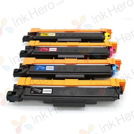 Pack de 4 Brother TN247 (TN243) toner compatibles alta capacidad (Ink Hero)