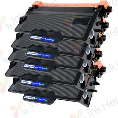 Pack de 5 Brother TN3480 toner compatibles alta capacidad negro (Ink Hero)