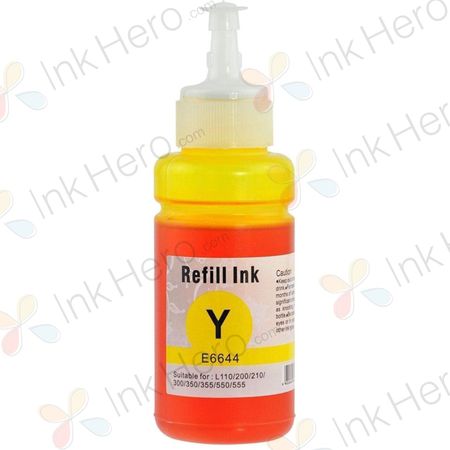 Epson 664 (T6644) botella de tinta amarillo compatible (Ink Hero)